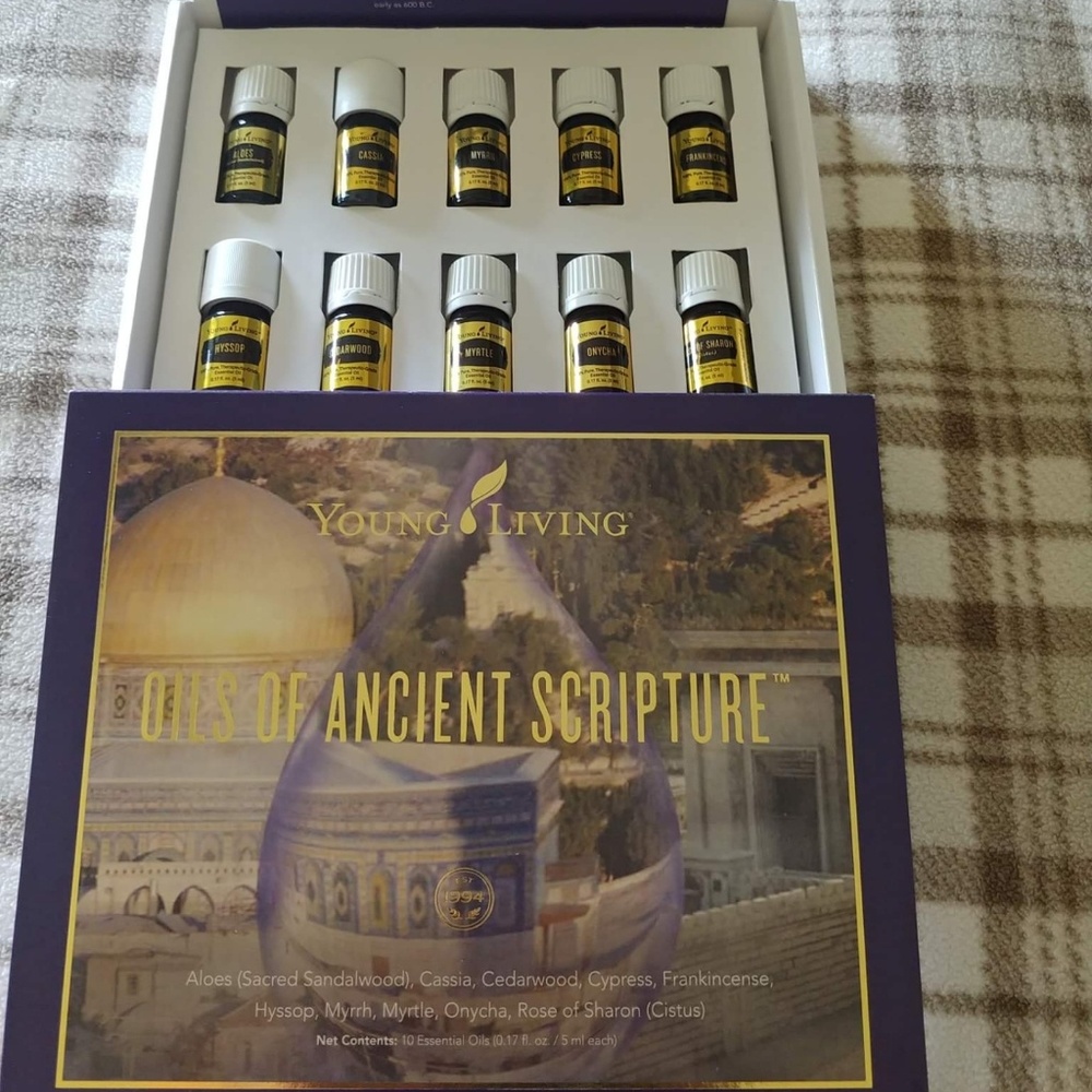 New in box oils of ancient scripture